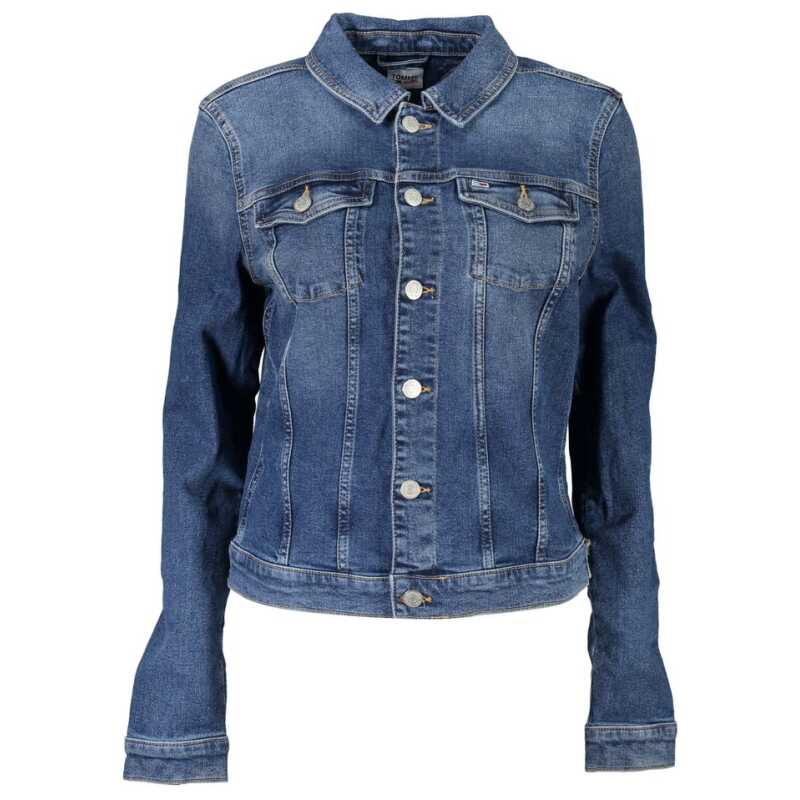 Tommy Hilfiger Blue Cotton Jackets &amp; Coat, theFeinheit
