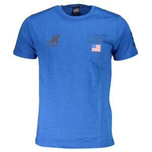 U.S. Grand Polo Blue Cotton T-Shirt