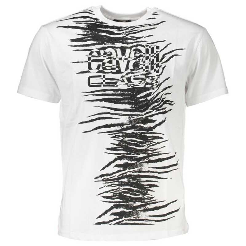 Cavalli Class White Cotton T-Shirt, theFeinheit