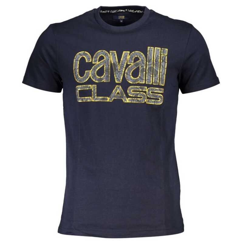 Cavalli Class Blue Cotton T-Shirt, theFeinheit