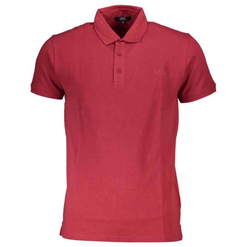Cavalli Class Red Cotton Polo Shirt, theFeinheit