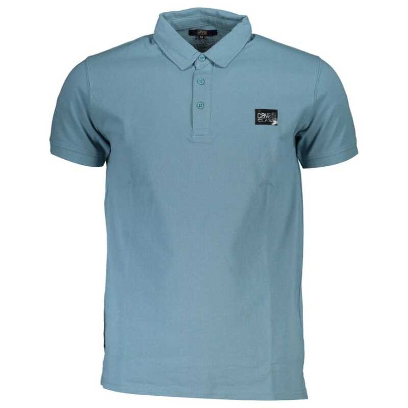 Cavalli Class Blue Cotton Polo Shirt, theFeinheit