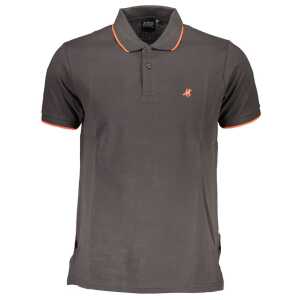 U.S. Grand Polo Gray Cotton Polo Shirt