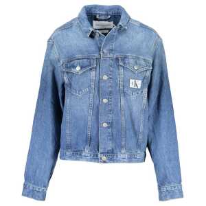 Calvin Klein Blue Cotton Jackets & Coat