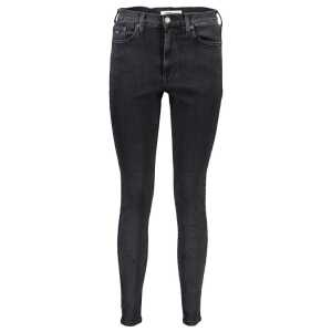 Tommy Hilfiger Black Cotton Jeans & Pant