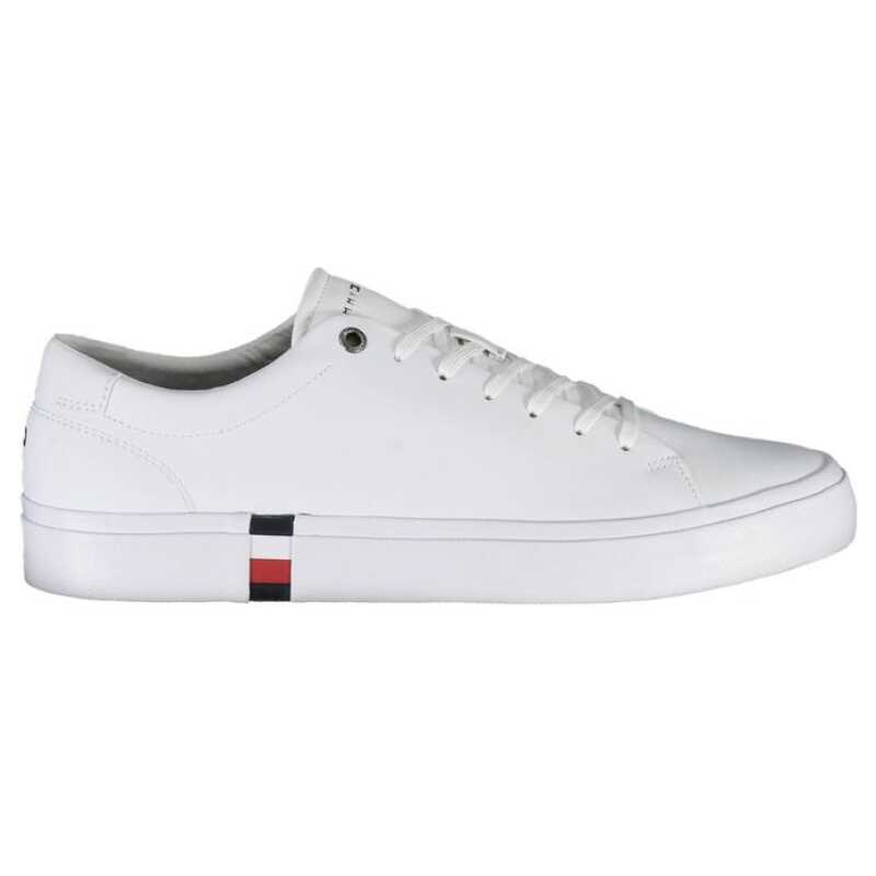 Tommy Hilfiger White Polyester Sneaker, theFeinheit