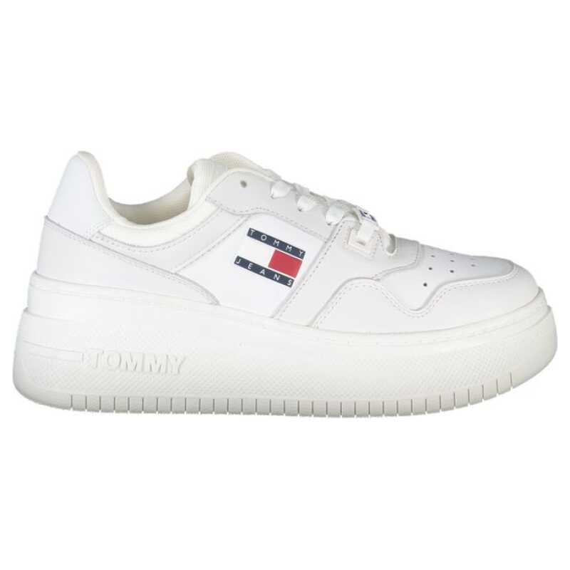 Tommy Hilfiger White Polyester Sneaker, theFeinheit