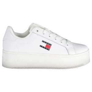Tommy Hilfiger White Polyester Sneaker