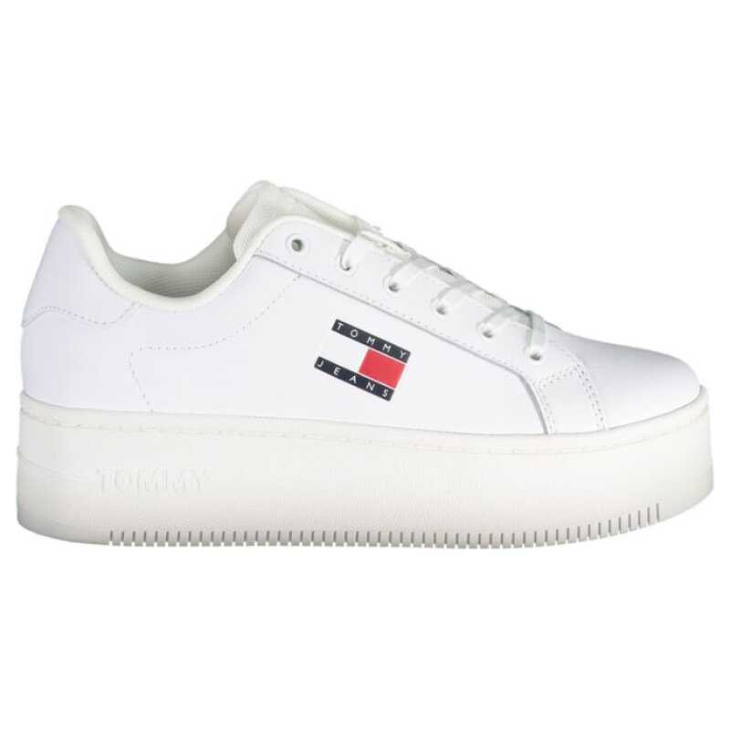 Tommy Hilfiger White Polyester Sneaker, theFeinheit