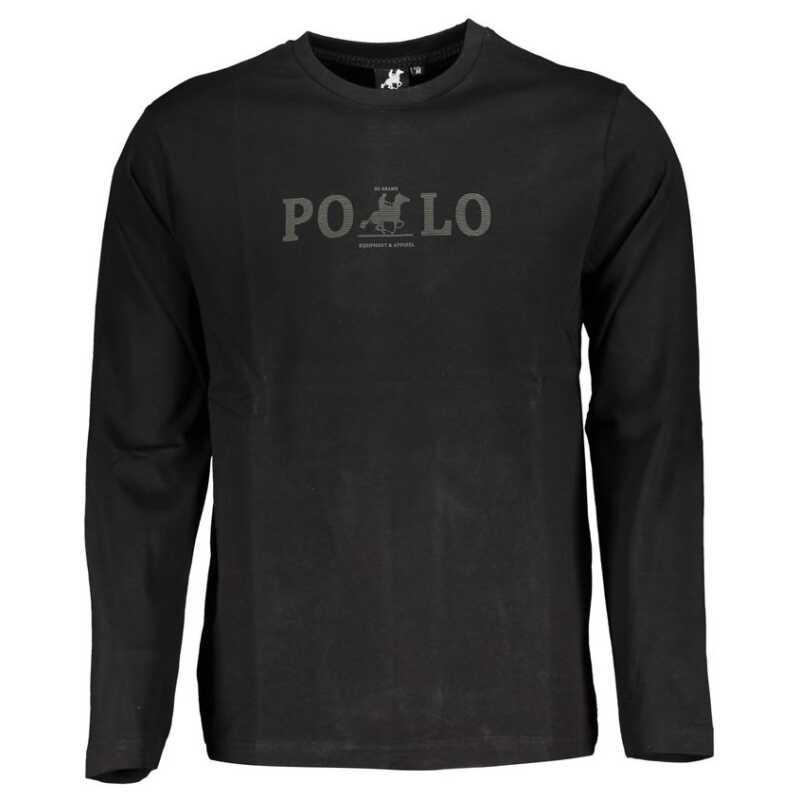 U.S. Grand Polo Black Cotton T-Shirt, theFeinheit