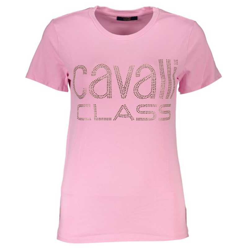 Cavalli Class Pink Cotton Tops &amp; T-Shirt, theFeinheit