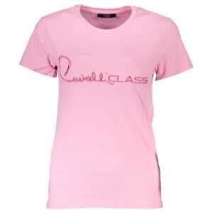 Cavalli Class Pink Cotton Tops & T-Shirt