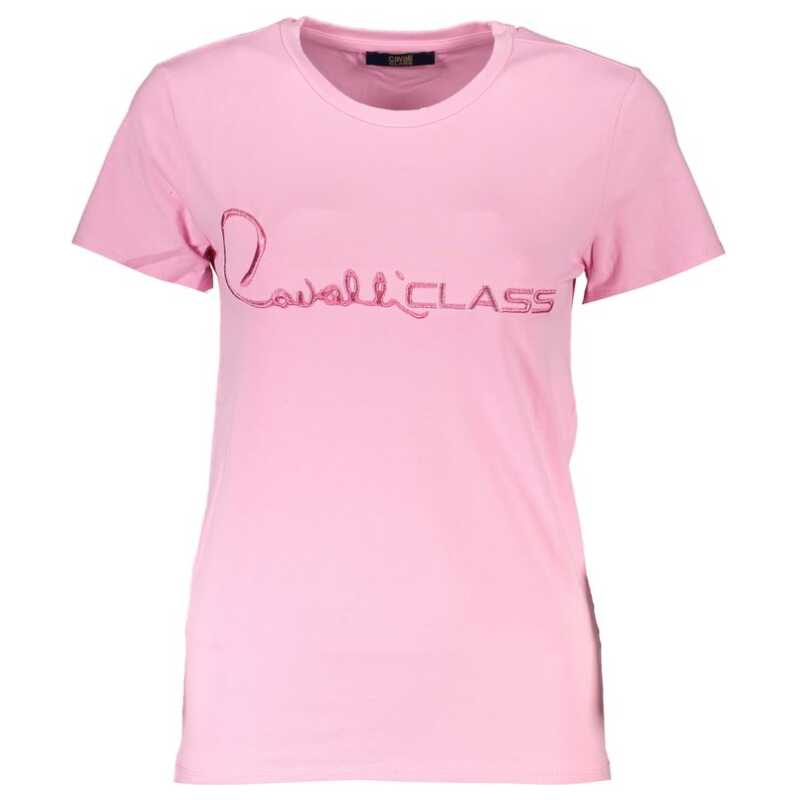 Cavalli Class Pink Cotton Tops &amp; T-Shirt, theFeinheit