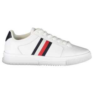 Tommy Hilfiger White Polyester Sneaker