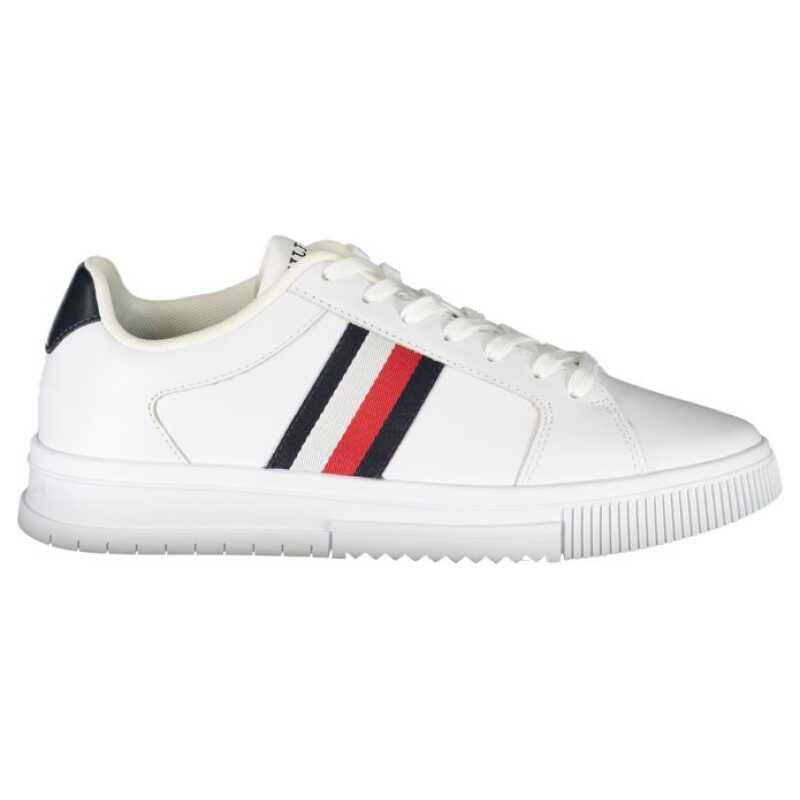 Tommy Hilfiger White Polyester Sneaker, theFeinheit