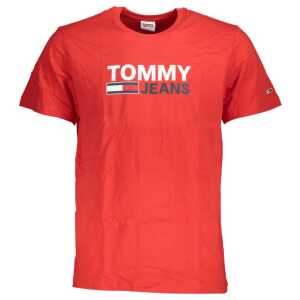 Tommy Hilfiger Red Cotton T-Shirt
