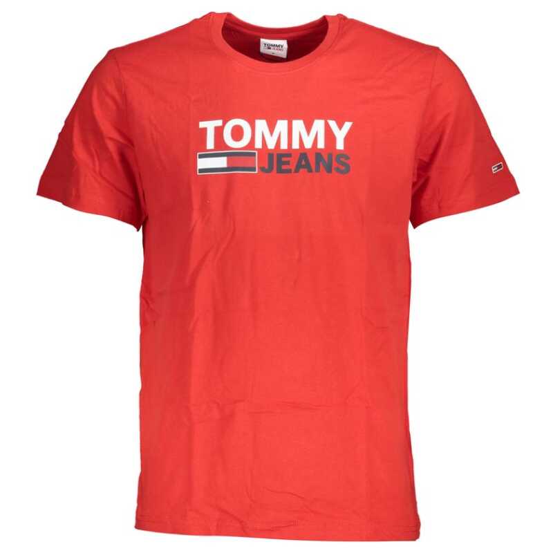 Tommy Hilfiger Red Cotton T-Shirt, theFeinheit