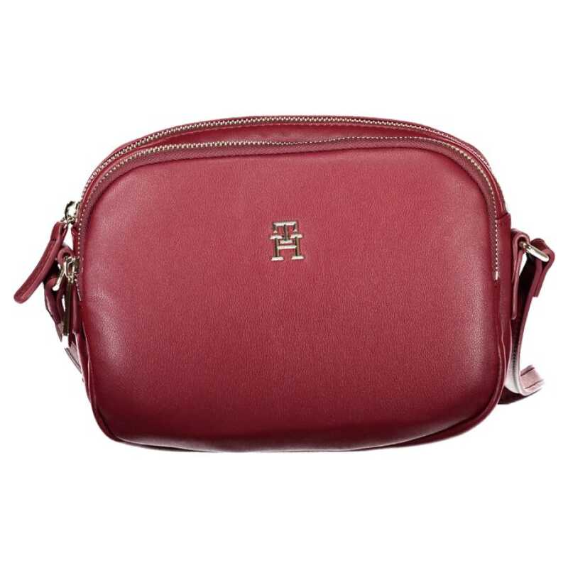 Tommy Hilfiger Red Polyester Handbag, theFeinheit