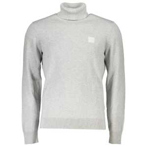 Hugo Boss Gray Cotton Sweater