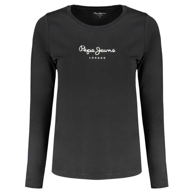 Pepe Jeans Black Cotton Tops &amp; T-Shirt, theFeinheit