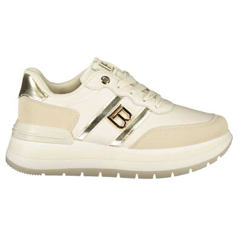 Laura Biagiotti Beige Polyester Sneaker, theFeinheit