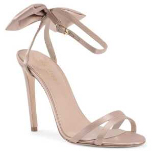 Dee Ocleppo Beige Satin Sandal