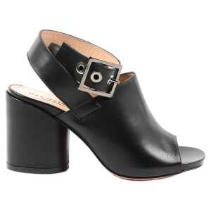 Dee Ocleppo Black Leather Sandal