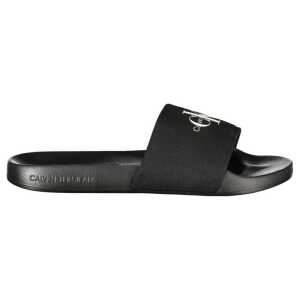 Calvin Klein Black Polyester Sandal