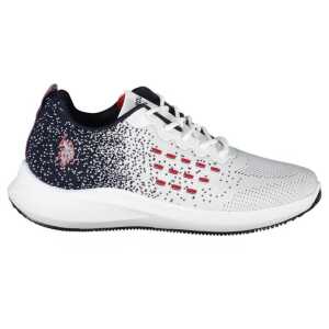 U.S. POLO ASSN. White Polyester Sneaker
