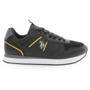 U.S. POLO ASSN. Black Polyester Sneaker