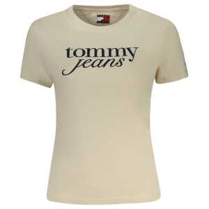 Tommy Hilfiger Beige Cotton Tops & T-Shirt