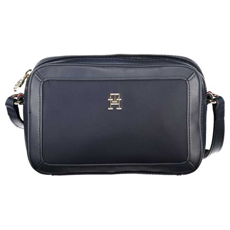 Tommy Hilfiger Blue Polyester Handbag, theFeinheit