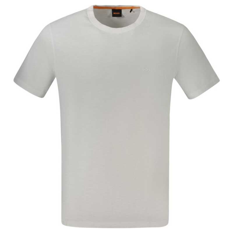 Hugo Boss White Cotton T-Shirt, theFeinheit