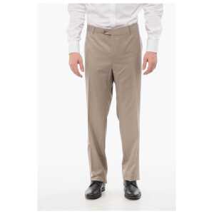 Corneliani Cool Wool Pants with Belt Loop