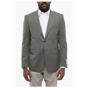 Corneliani CC COLLECTION Half-lined REFINED Virgin Wool Blazer