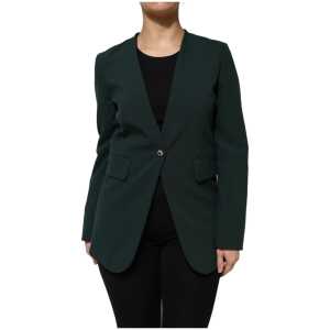 Maison Margiela Green Single Breasted One Button Coat Jacket