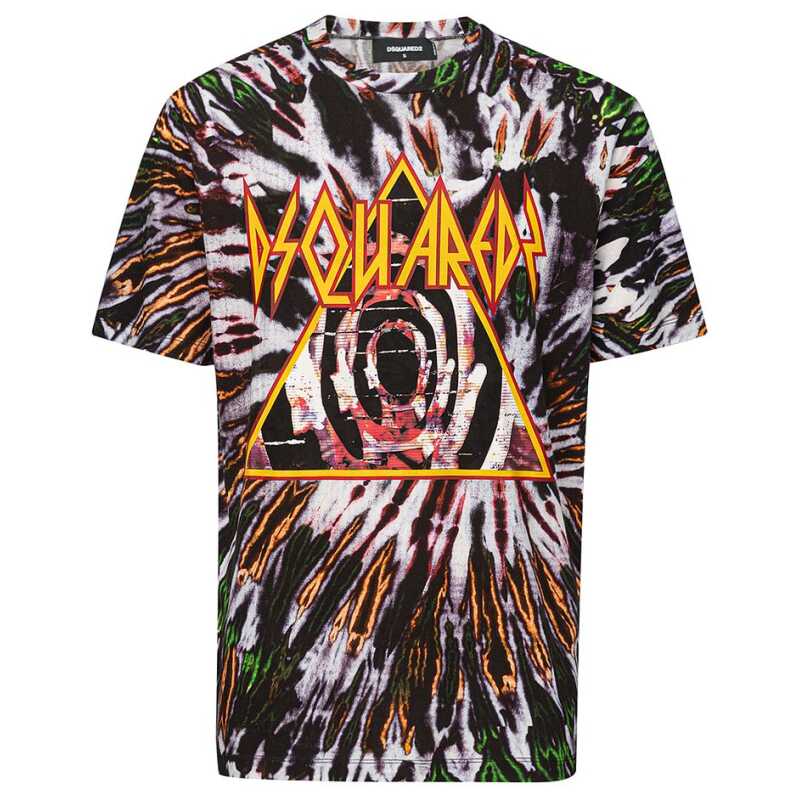 Dsquared² Multicolor Cotton T-Shirt, theFeinheit