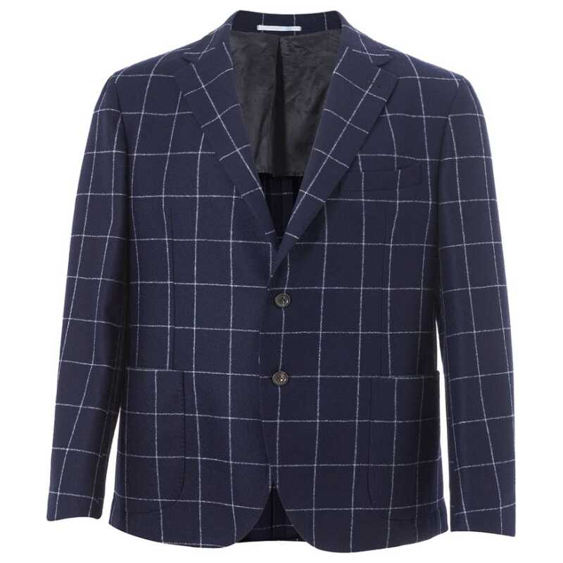Malo Blue Wool Jacket, theFeinheit