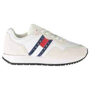 Tommy Hilfiger White Polyester Sneaker