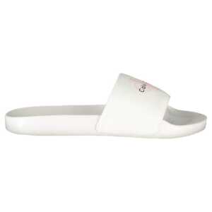 Calvin Klein White Polyester Women Sandal