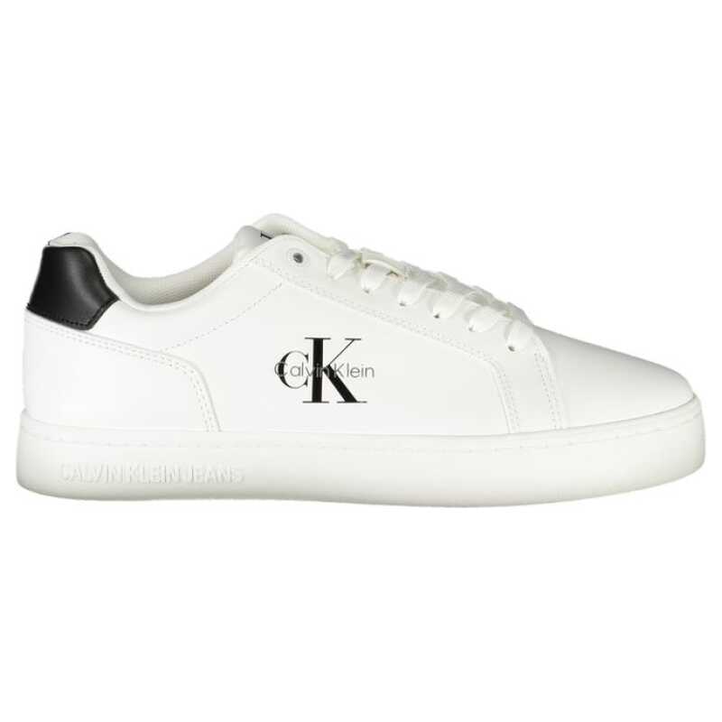 Calvin Klein White Leather Men Sneaker, theFeinheit