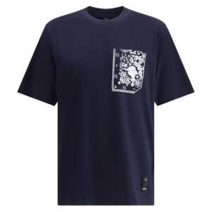 Fendi T-Shirt with bandana print pocket