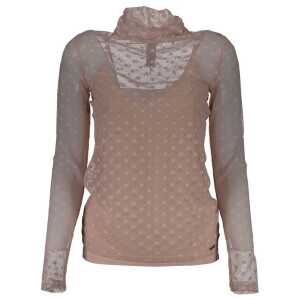 Guess Jeans Pink Elastane Sweater