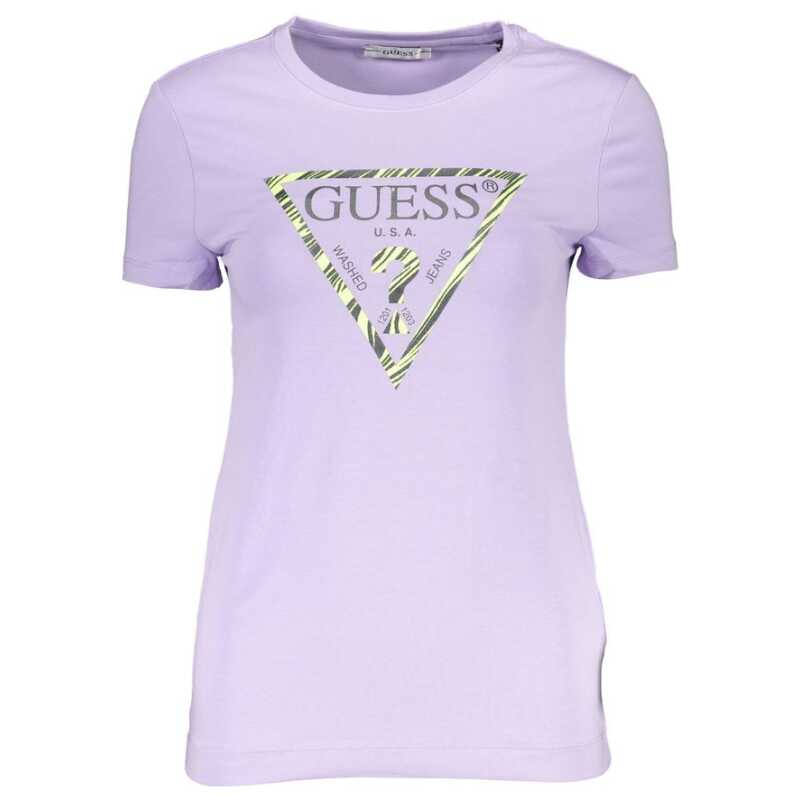 Guess Jeans Purple Cotton Tops &amp; T-Shirt, theFeinheit