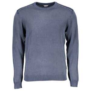Guess Jeans Blue Cotton Sweater