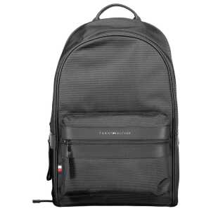 Tommy Hilfiger Black Polyester Backpack