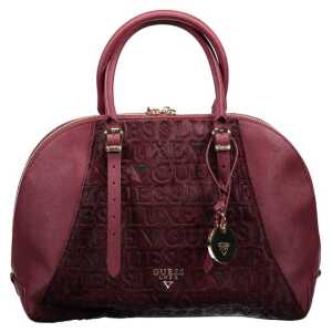 Guess Jeans Purple Leather Handbag
