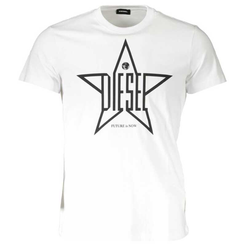 Diesel White Cotton T-Shirt, theFeinheit