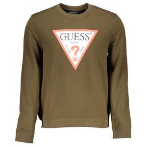 Guess Jeans Green Cotton Sweater
