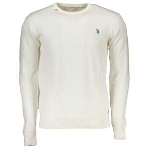 U.S. POLO ASSN. White Cotton Sweater